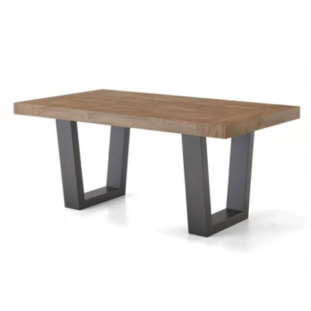 Udtrækbart spisebord til 260 cm i Laminat Made in Italy - Tiferno Viadurini