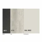 Udtrækkeligt spisebord til 298 cm i metal- og keramikplade - Anaconda Viadurini