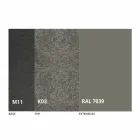 Udtrækkeligt spisebord til 298 cm i metal- og keramikplade - Anaconda Viadurini