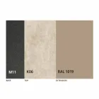 Udtrækkeligt spisebord til 298 cm i metal- og keramikplade - Anaconda Viadurini