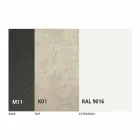 Udtrækkeligt spisebord til 298 cm i metal- og keramikplade - Anaconda Viadurini