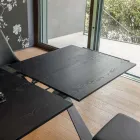 Udtrækbart spisebord til 298 cm i melamin Made in Italy - Fedemo Viadurini