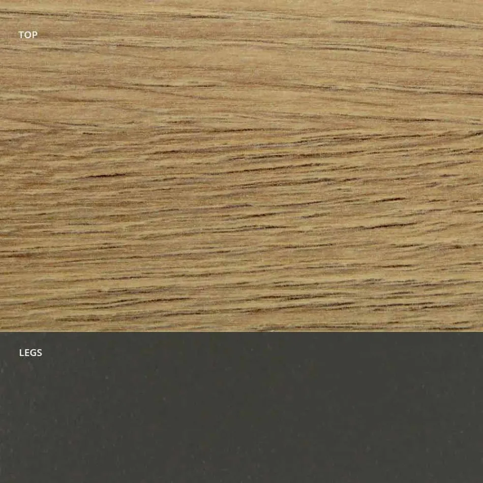 Udtrækbart spisebord til 300 cm i HPL-laminat fremstillet i Italien - dalmatisk Viadurini