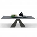 Udvideligt spisebord til 300 cm i HPL-laminat fremstillet i Italien - Dalmata