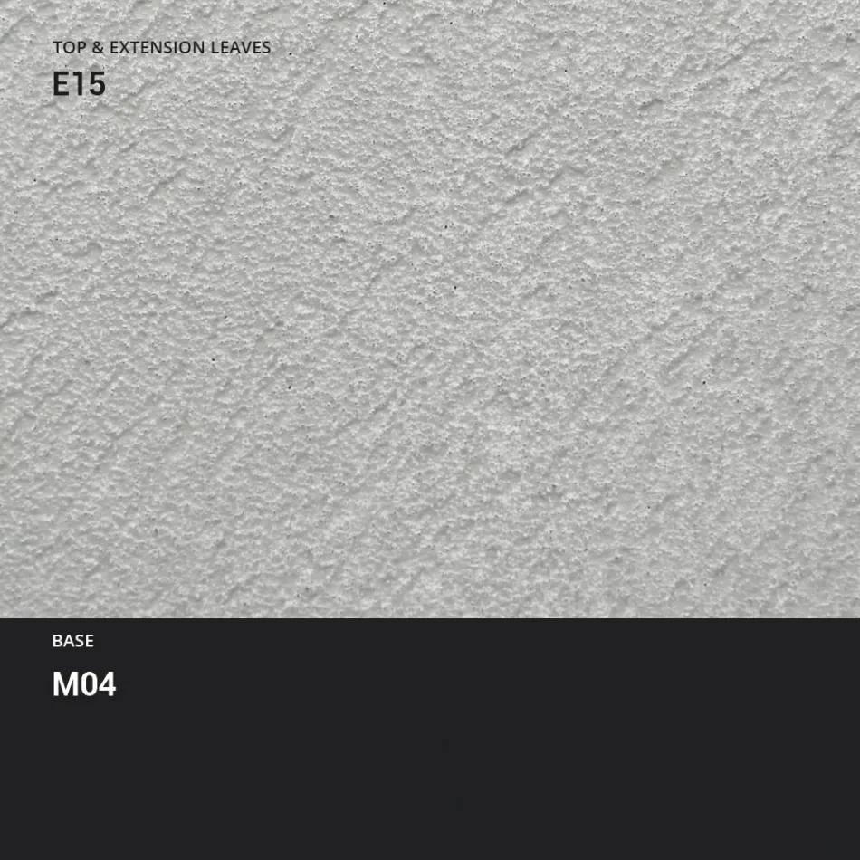 Spisebord, der kan forlænges til 310 cm Mørteleffekt Fremstillet i Italien - Euclide Viadurini