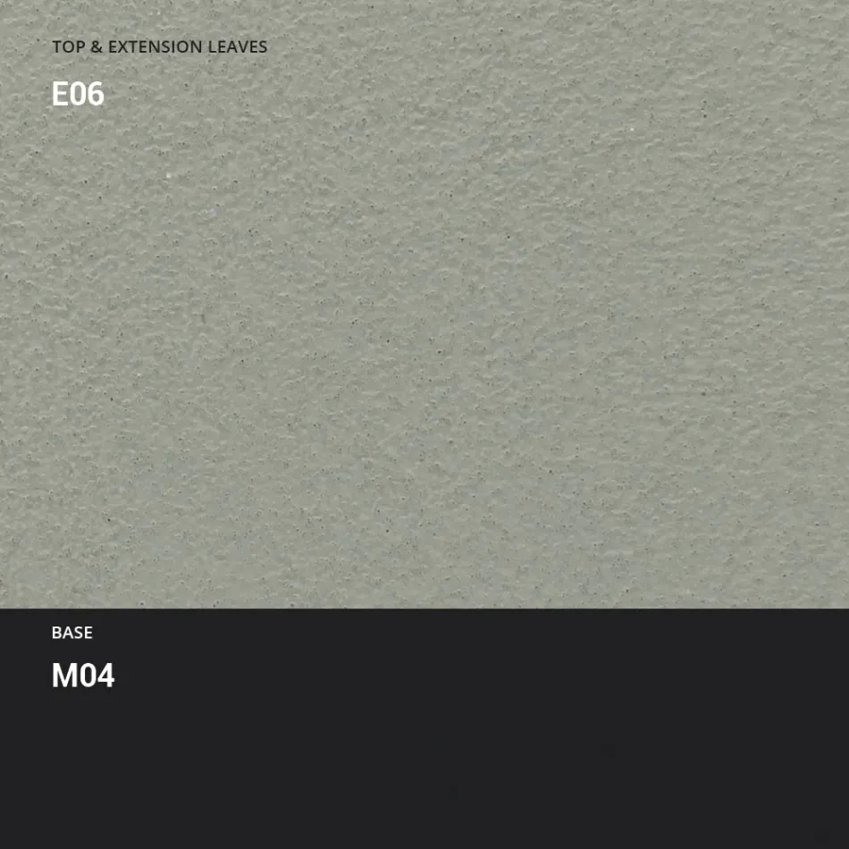 Spisebord, der kan forlænges til 310 cm Mørteleffekt Fremstillet i Italien - Euclide Viadurini