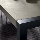Metal spisebord, der kan forlænges til 310 cm Fremstillet i Italien - Euclide Viadurini