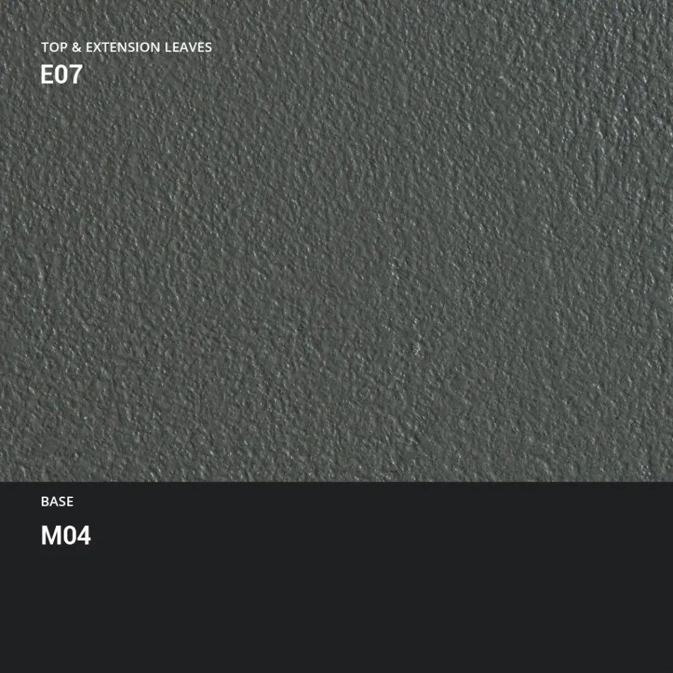 Metal spisebord, der kan forlænges til 310 cm Fremstillet i Italien - Euclide Viadurini