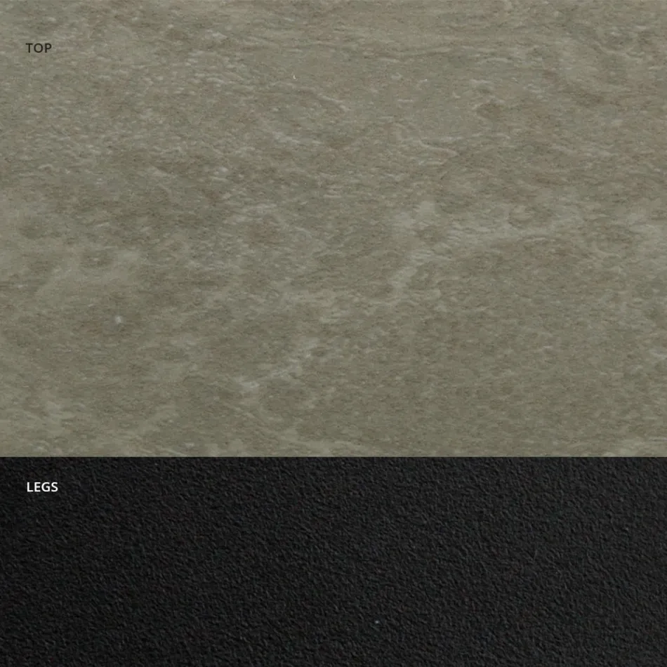 Udtrækbart spisebord til 325 cm i laminat Made in Italy - Halvfjerdserne Viadurini