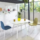 Spisebord med glasplade New Japan Viadurini