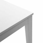Udtrækkeligt spisebord Op til 170 cm i melamin fremstillet i Italien - Derino Viadurini