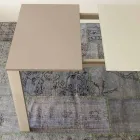 Udtrækkeligt spisebord Op til 204 cm i Made in Italy Crystal - Palladio Viadurini