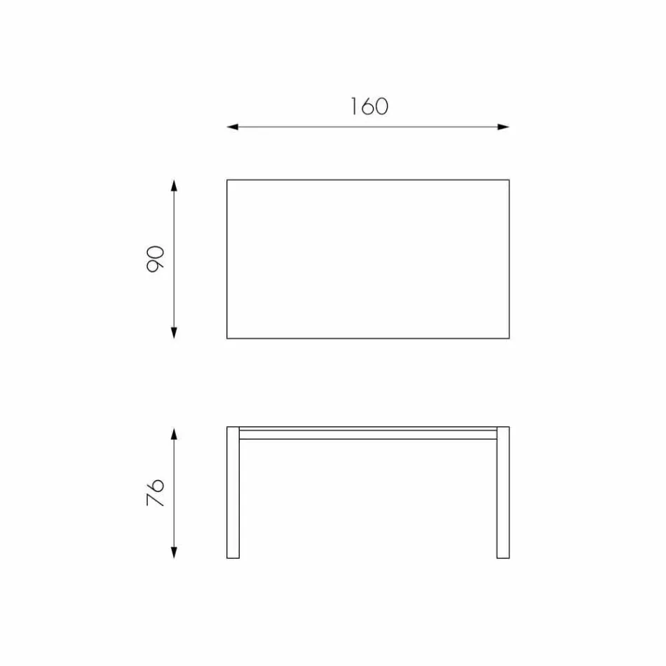 Ciro eg forlænger bord op til 240 cm Viadurini