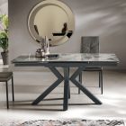 Udtrækbart spisebord Op til 240 cm i porcelænsstentøj - Domagnano Viadurini