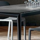 Udtrækkeligt spisebord op til 240 cm i Laminam Made in Italy - Fantastisk Viadurini