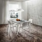 Udtrækkeligt spisebord op til 252 cm i HPL Made in Italy - Efisto Viadurini