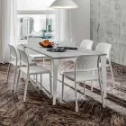 Udtrækkeligt spisebord op til 252 cm i HPL Made in Italy - Efisto Viadurini