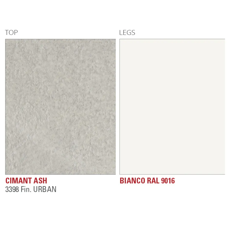 Udtrækkeligt spisebord op til 252 cm i Hpl Made in Italy - Efisto Viadurini