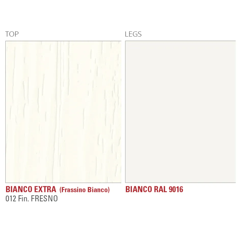 Udtrækkeligt spisebord op til 252 cm i HPL Made in Italy - Efisto Viadurini