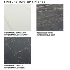 Udtrækkeligt spisebord op til 278 cm i Laminam Made in Italy - Settimmio Viadurini