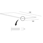 Udtrækkeligt spisebord op til 280 cm i Fenix Made in Italy - Eolo Viadurini