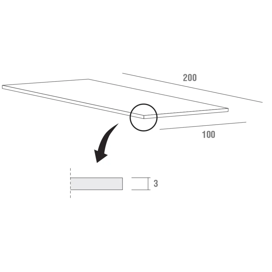 Udtrækkeligt spisebord op til 280 cm i Fenix Made in Italy - Eolo Viadurini