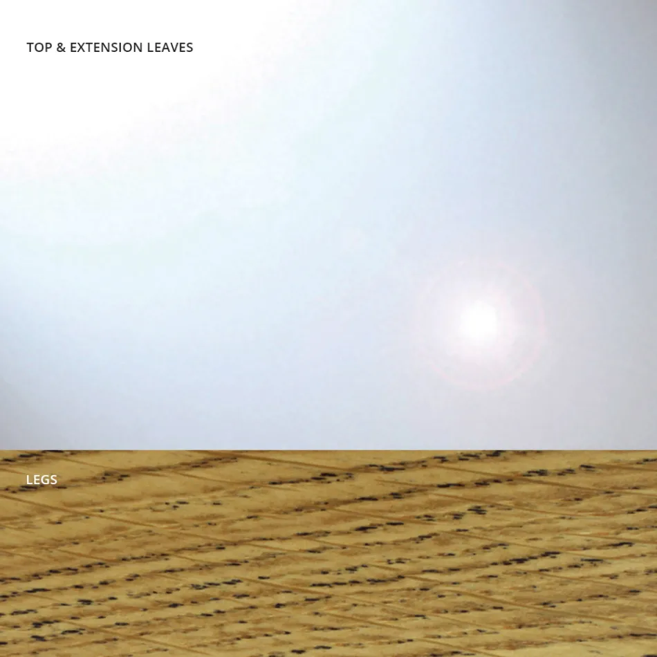 Udtrækkeligt spisebord op til 280 cm i glas Made in Italy - Antimo Viadurini