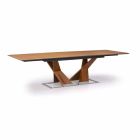 Udtrækkeligt spisebord Op til 294 cm i træ Made in Italy - Monique Viadurini