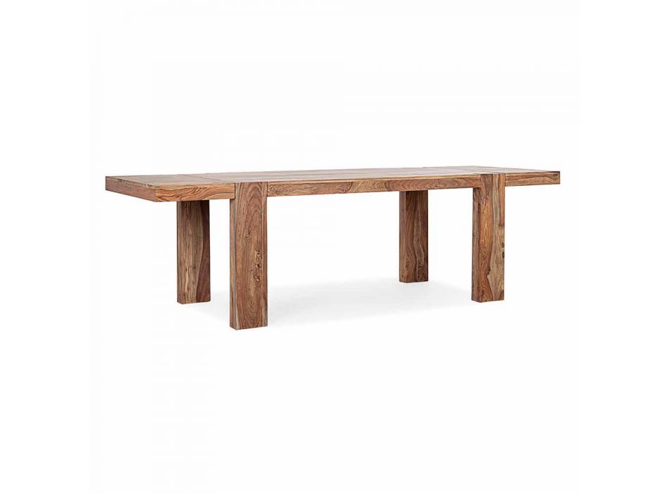 Homemotion Wood - Bruce udtrækkeligt spisebord op til 295 cm Viadurini