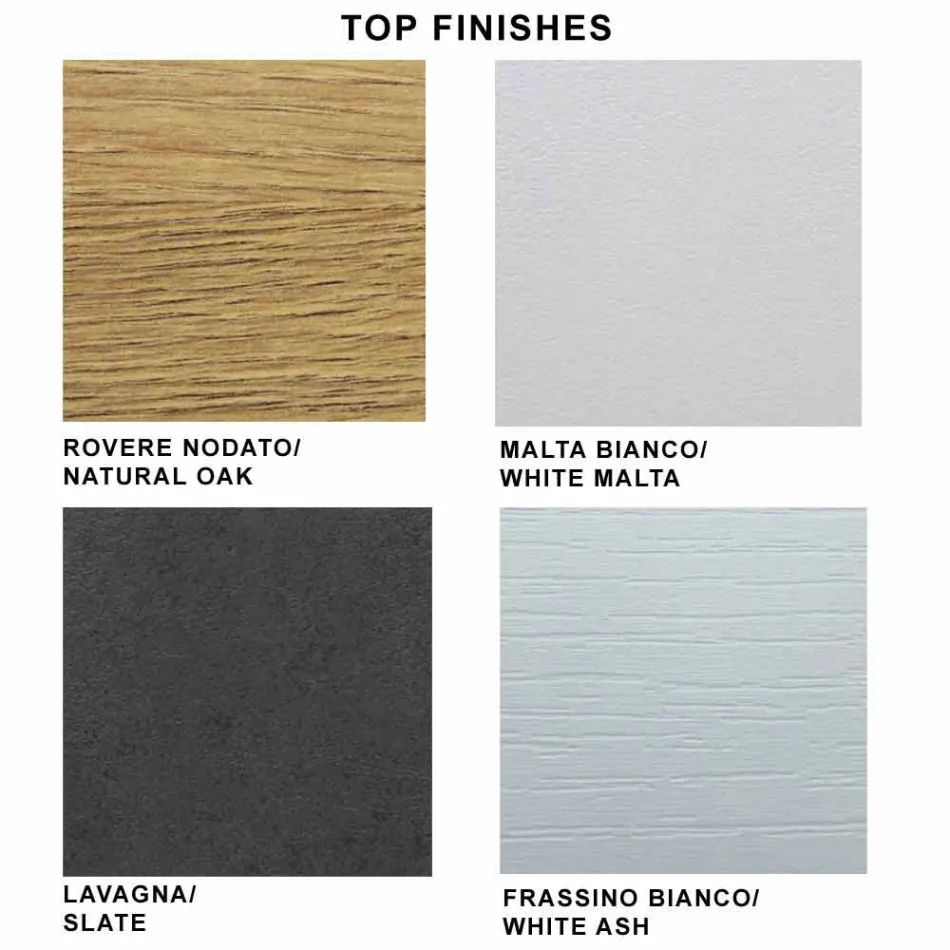 Udtrækkeligt spisebord op til 300 cm i Laminat Made in Italy - Grotta Viadurini