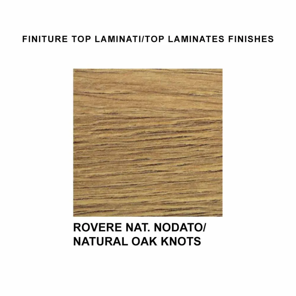 Udtrækkeligt spisebord op til 300 cm i Laminat Made in Italy - Settimmio Viadurini