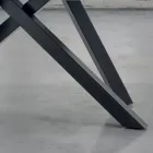 Udtrækbart spisebord op til 300 cm i fineret træ - Settimmio Viadurini