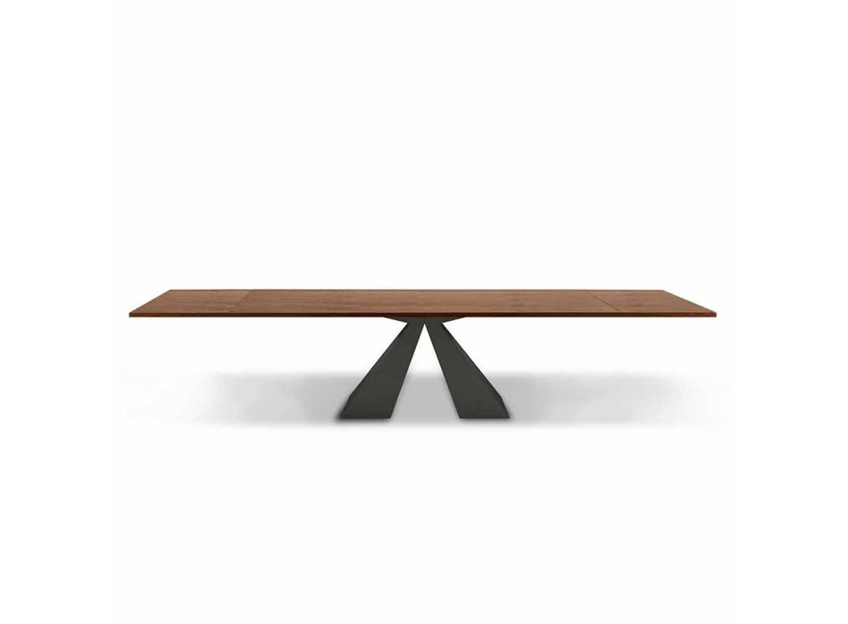 Udtrækkeligt spisebord op til 300 cm i træ Made in Italy - Dalmatisk Viadurini