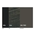 Udvideligt spisebord Op til 310 cm i keramik fremstillet i Italien - Pitagora Viadurini