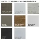 Udtrækkeligt spisebord op til 310 cm i melamin Made in Italy - Halvfjerdserne Viadurini