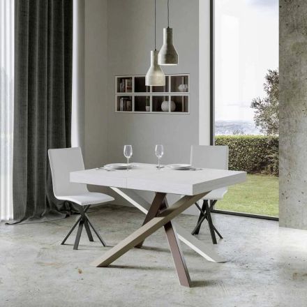 Udtrækkeligt spisebord op til 440 cm af Made in Italy Design - Rally Viadurini