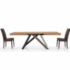 Udtrækbart spisebord op til 450 cm i laminat Made in Italy - Salentino Viadurini