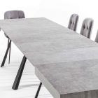 Udtrækkeligt spisebord Op til 500 cm med melaminplade - Raimondo Viadurini