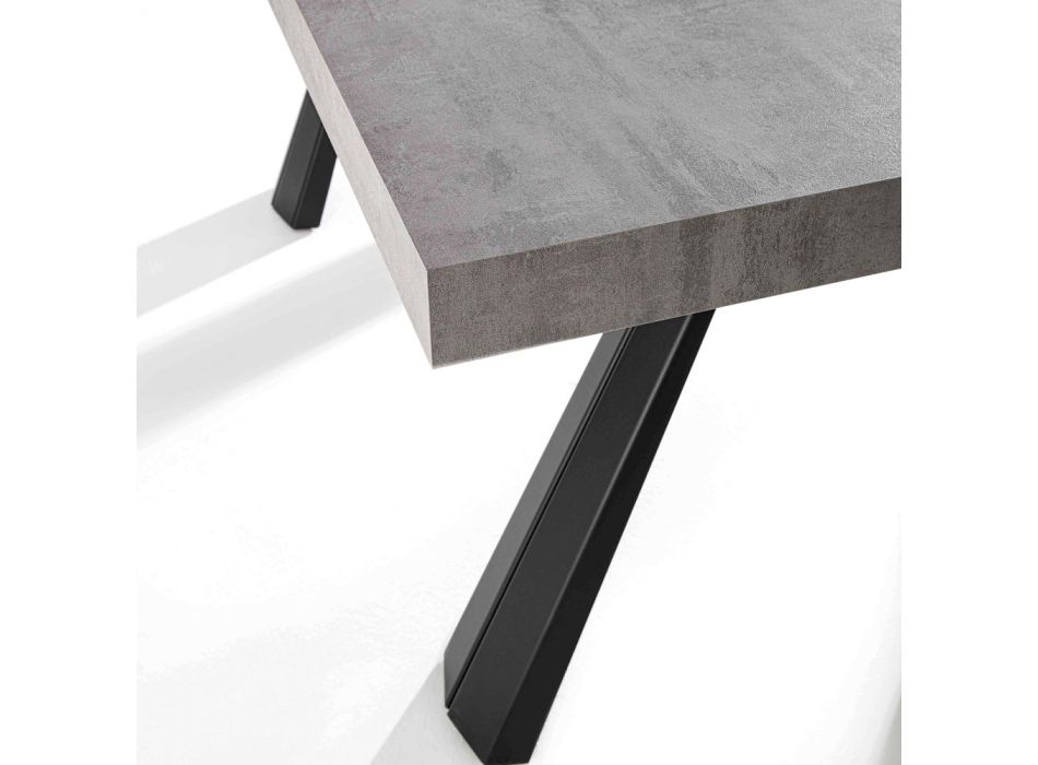 Udtrækkeligt spisebord Op til 500 cm med melaminplade - Raimondo Viadurini