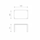 Udvideligt spisebord i Fedro egetræ, lavet i Italien Viadurini