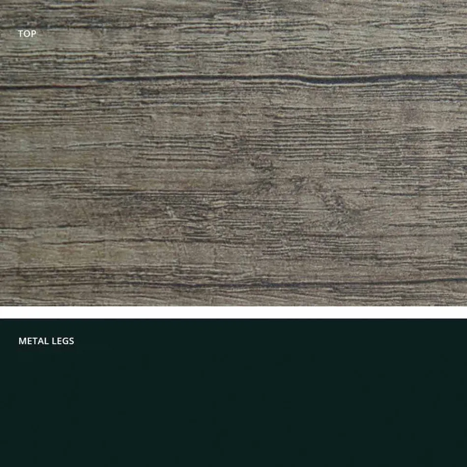 Udvideligt spisebord i melamin lavet i Italien, Dionigi Viadurini