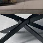 Udvideligt spisebord i egetræ L315cm lavet i Italy Oncino Viadurini