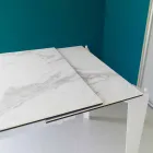 Spisning glaskeramiske Udvidelse bord, 120 / cm 170xP80, Bino Viadurini