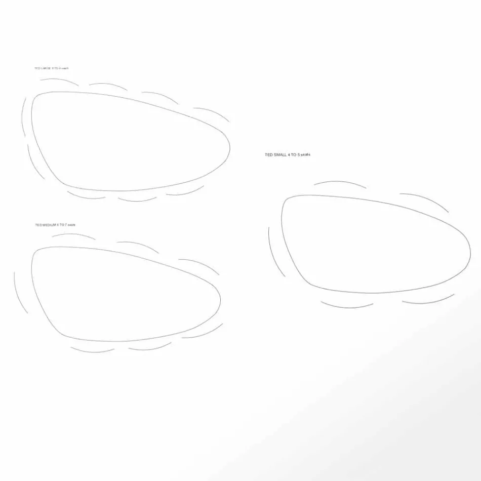 Håndlavet spisebord i Hpl og massiv mahogni Fremstillet i Italien - Eg Viadurini