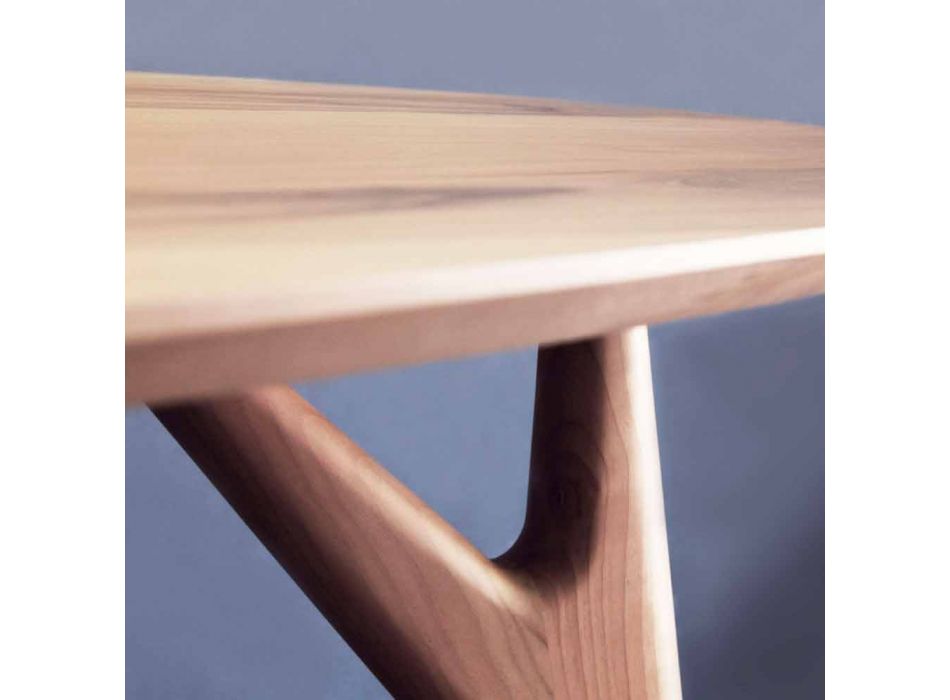 Håndværker spisebord i massivt valnødtræ fremstillet i Italien - Nocino Viadurini