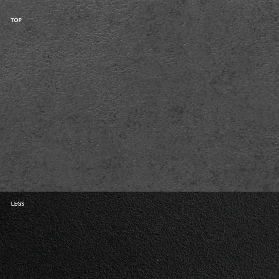 Spisebord med Barrel Top i HPL Laminat Made in Italy - Grotta Viadurini