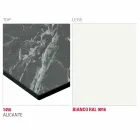 Spisebord med Hpl-top og metalbase fremstillet i Italien - Aresto Viadurini