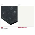 Spisebord med Hpl-top og metalbase fremstillet i Italien - Aresto Viadurini