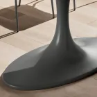 Kvalitets spisebord med Made in Italy lakeret glasplade - Brontolo Viadurini