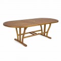 Udtrækkeligt udendørs spisebord Op til 240 cm i træ - Kaley
